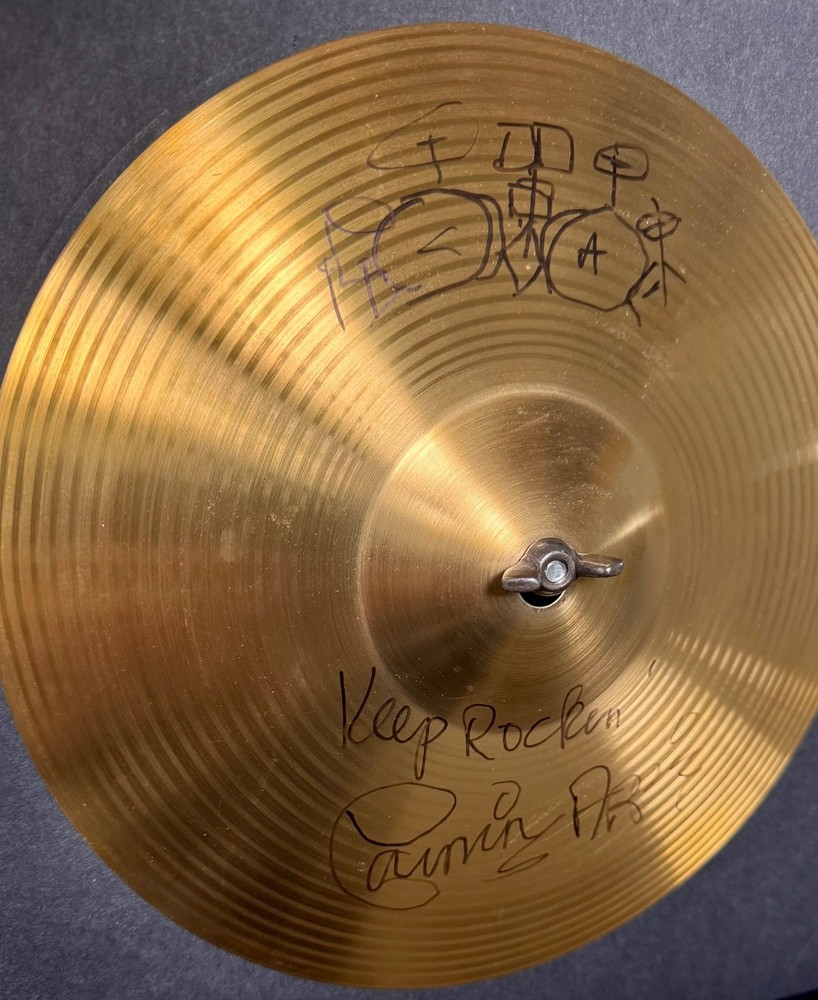 Carmine Appice Autographed Cymbal