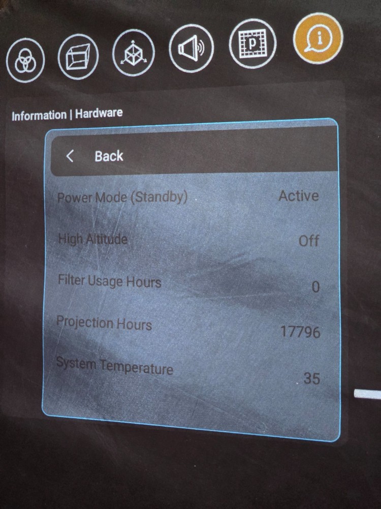 Laser Projector Optoma ZU720T Used