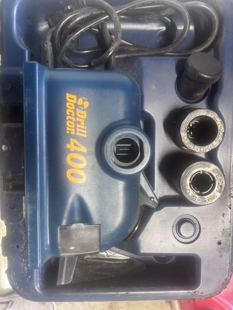 Drill Doctor 400 Blue Plastic Drill Bit Sharpening Tool for Grinding