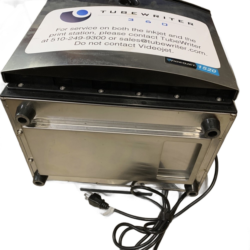 Video Jet 1520 Inkjet Coder + Laboratory Labeling System TubeWriter 360