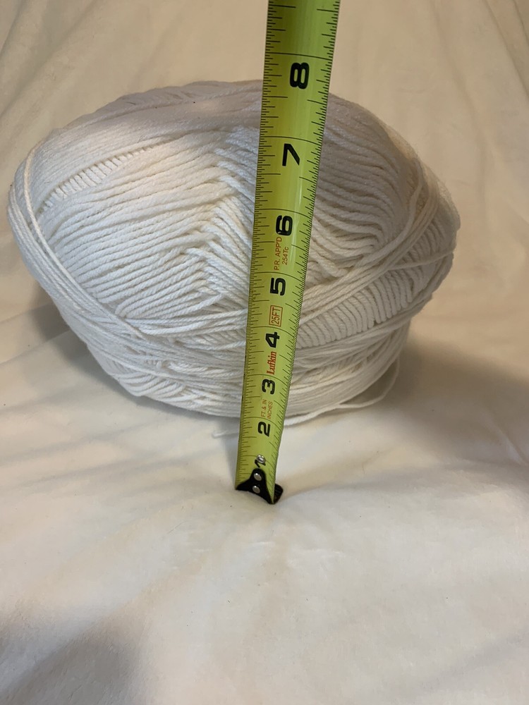 Ball Of White Yarn Large Roll