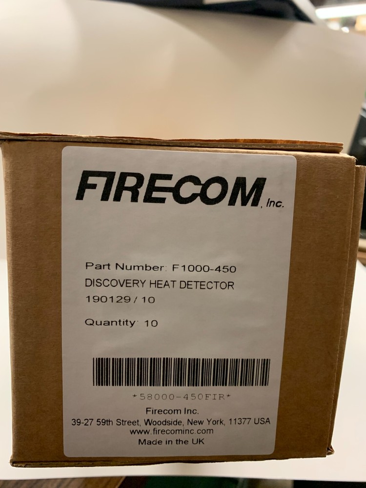 FIRECOM F1000-450 HEAT DETECTOR
