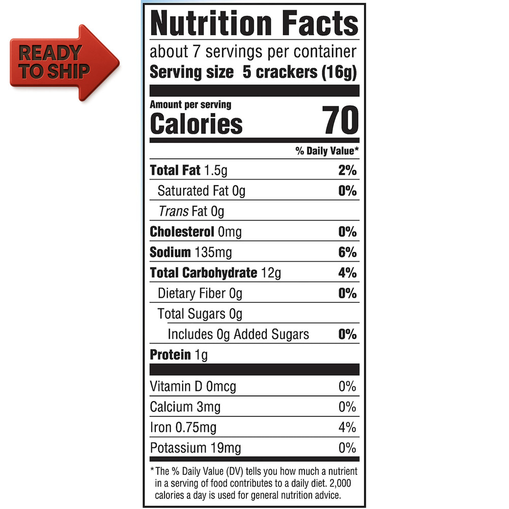 Premium Original Saltine Crackers, Lunch Snacks, Bulk Snacks, 12 - 4 Oz Boxes