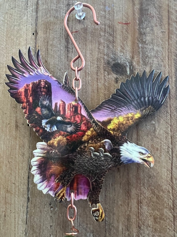 Eagle Metal Windchime 23" x 5"