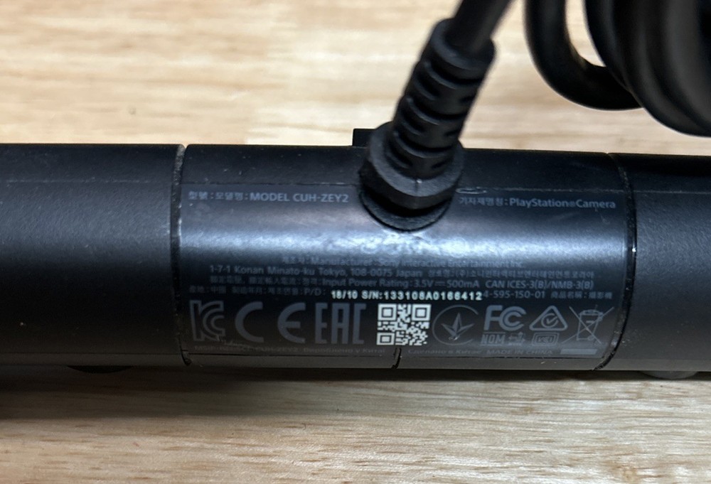 Sony PS4 VR Motion Sensor Camera - Black - No Mount