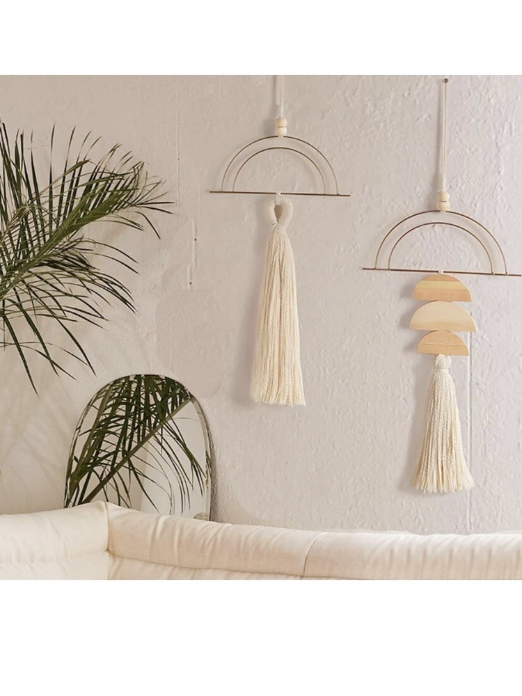Macrame Boho Wall Decor 2 Pc