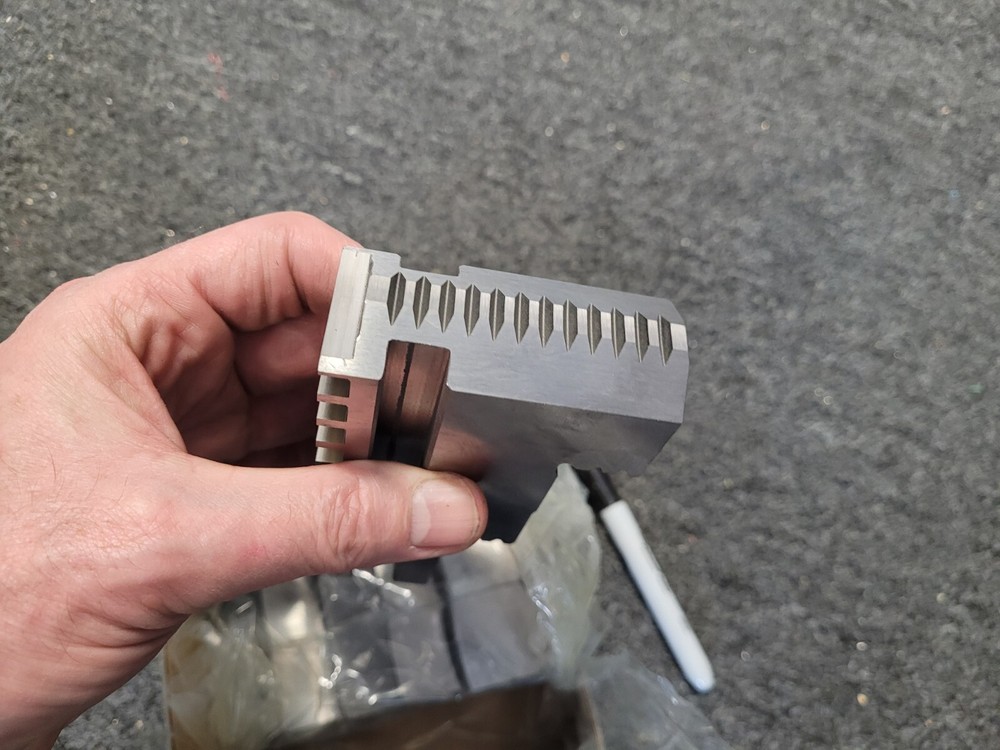 TMX HARD OUTSIDE SOLID JAWS 3-881-312P, FOR 12" SCROLL CHUCK