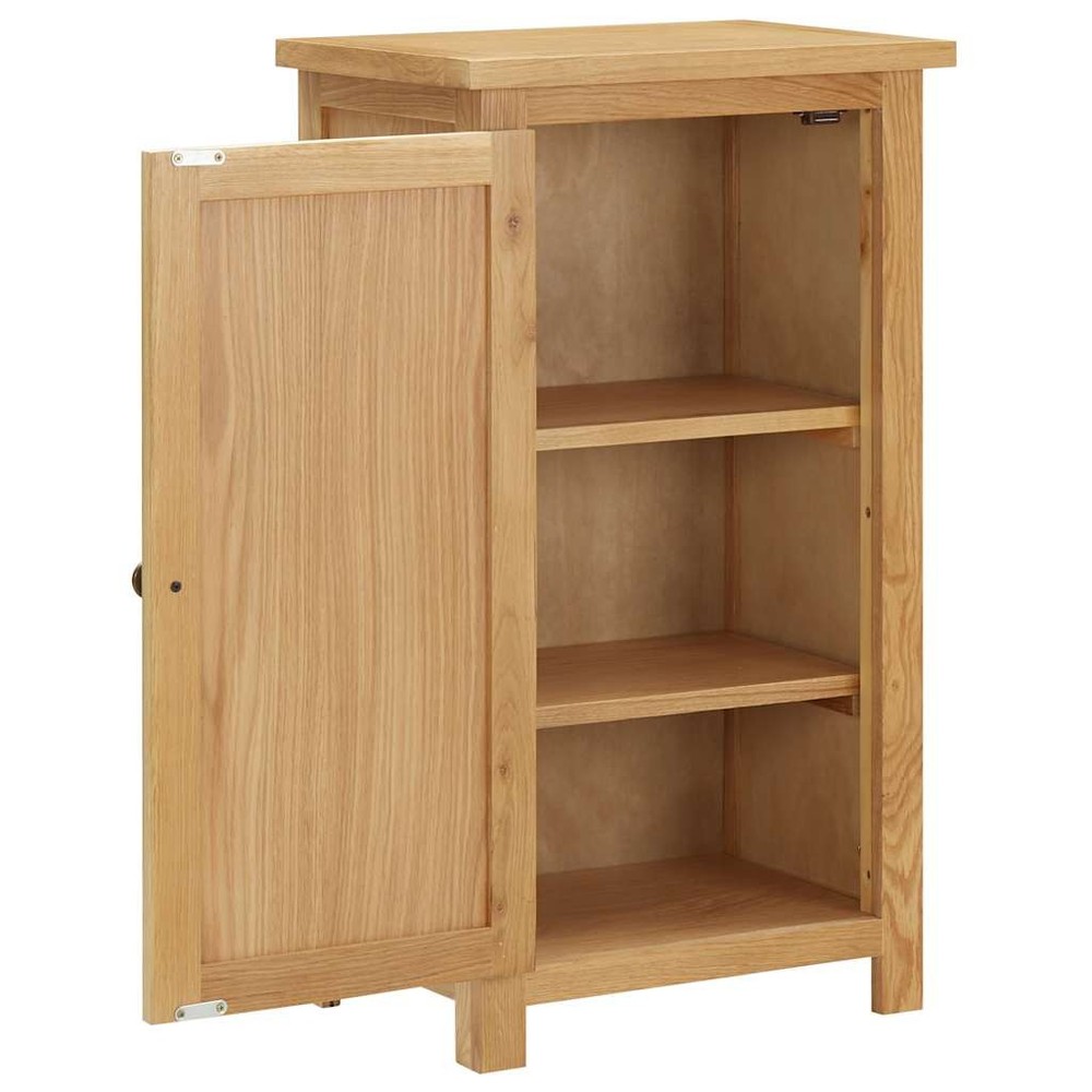 Solid Oak Wood Cupboard Sideboard Side Storage Wooden Console Cabinet vidaXL