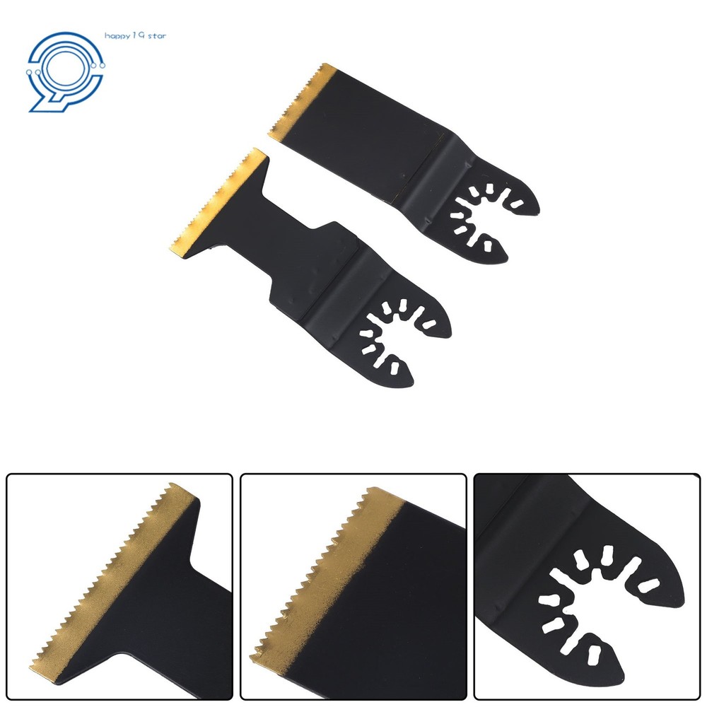 28 Pack Universal Titanium Multitool Oscillating Saw Blades for Wood Plastics
