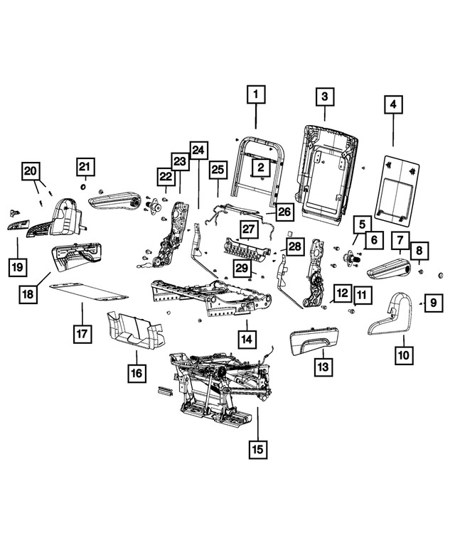 Genuine Mopar Fold Flat Shield 5MJ90LTUAB