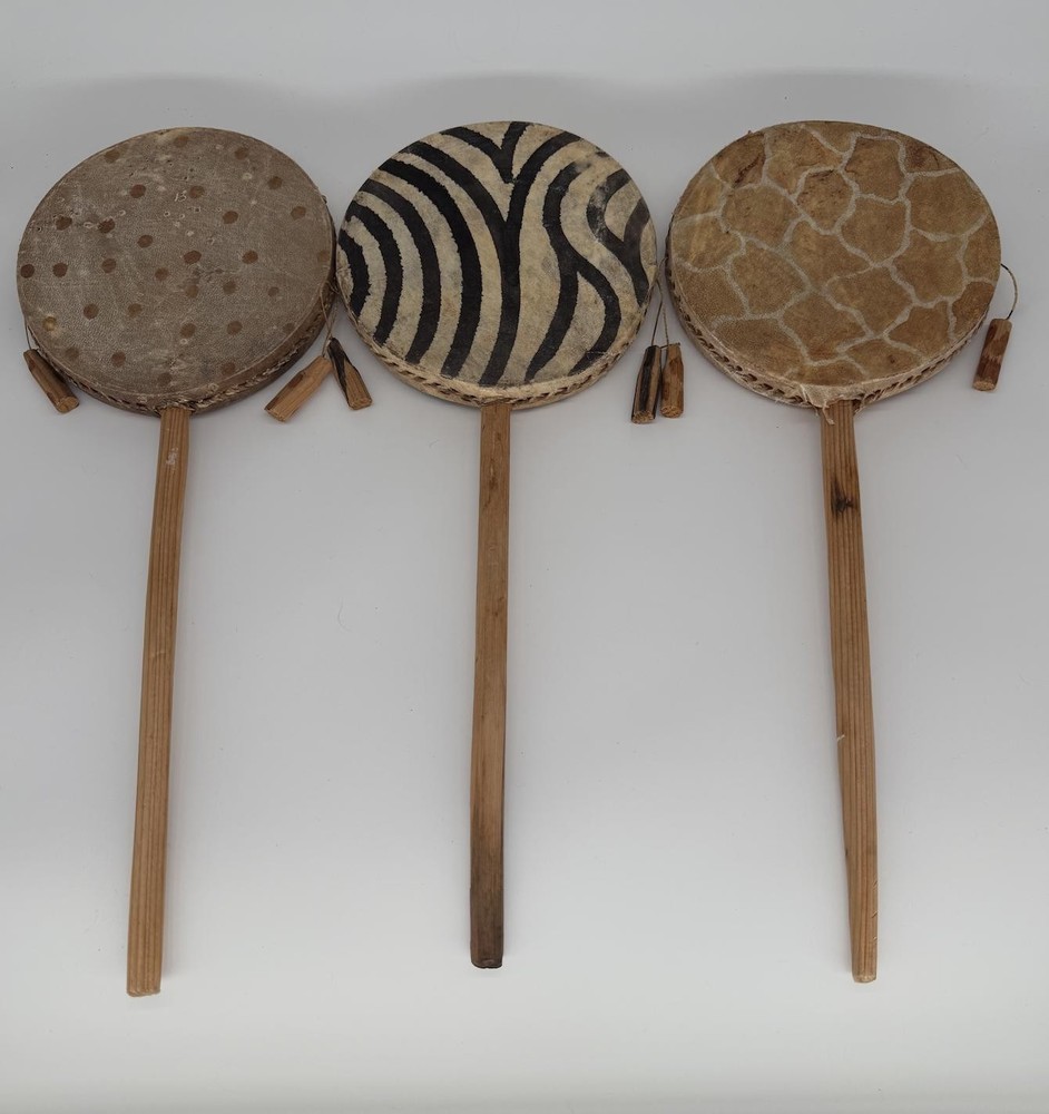 Handcrafted Polynesian Drum – Authentic Tribal Patterns Isla