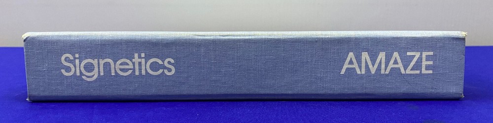 SIGNETICS AMAZE REV C DESIGN SOFTWARE PC/DOS USERS MANUAL