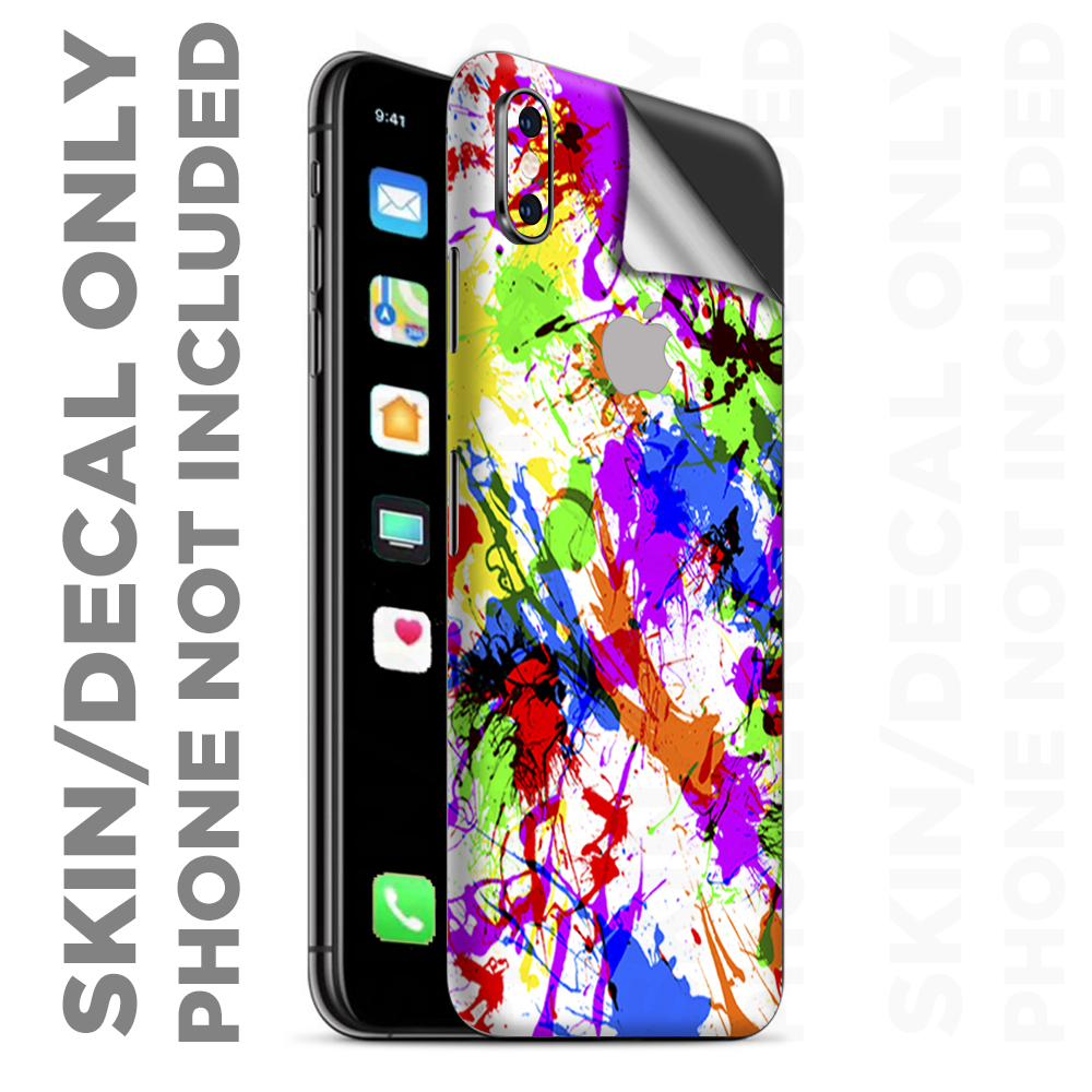 Skins Decal Wrap for Apple iPhone XS Max Paint Splatter