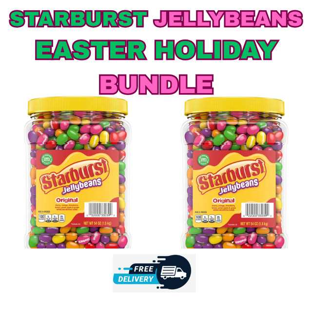 Starburst Original Jellybeans 2Pk (108 oz Total) : 🔥 EASTER BULK SAVING