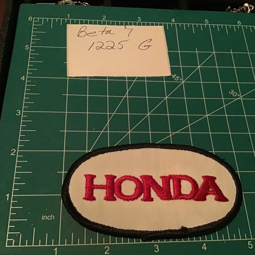 Vintage HONDA Motorcycle Biker Patch