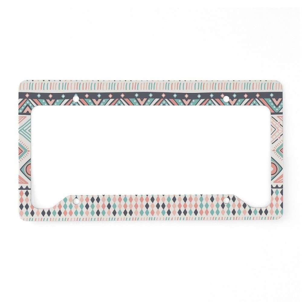 CafePress Native Pattern License Plate Holder License Frame (1774249014)