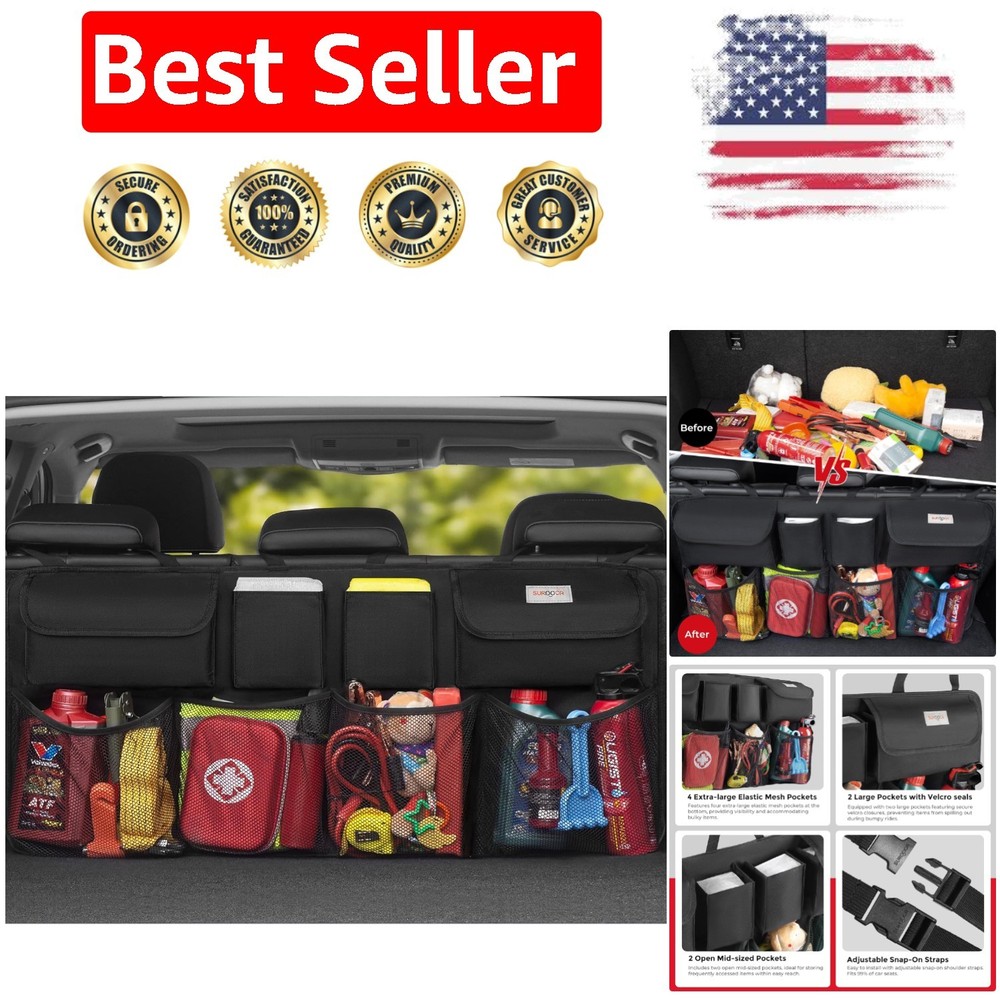 Adjustable Multifunctional Trunk Organizer - Durable, Waterproof & Light