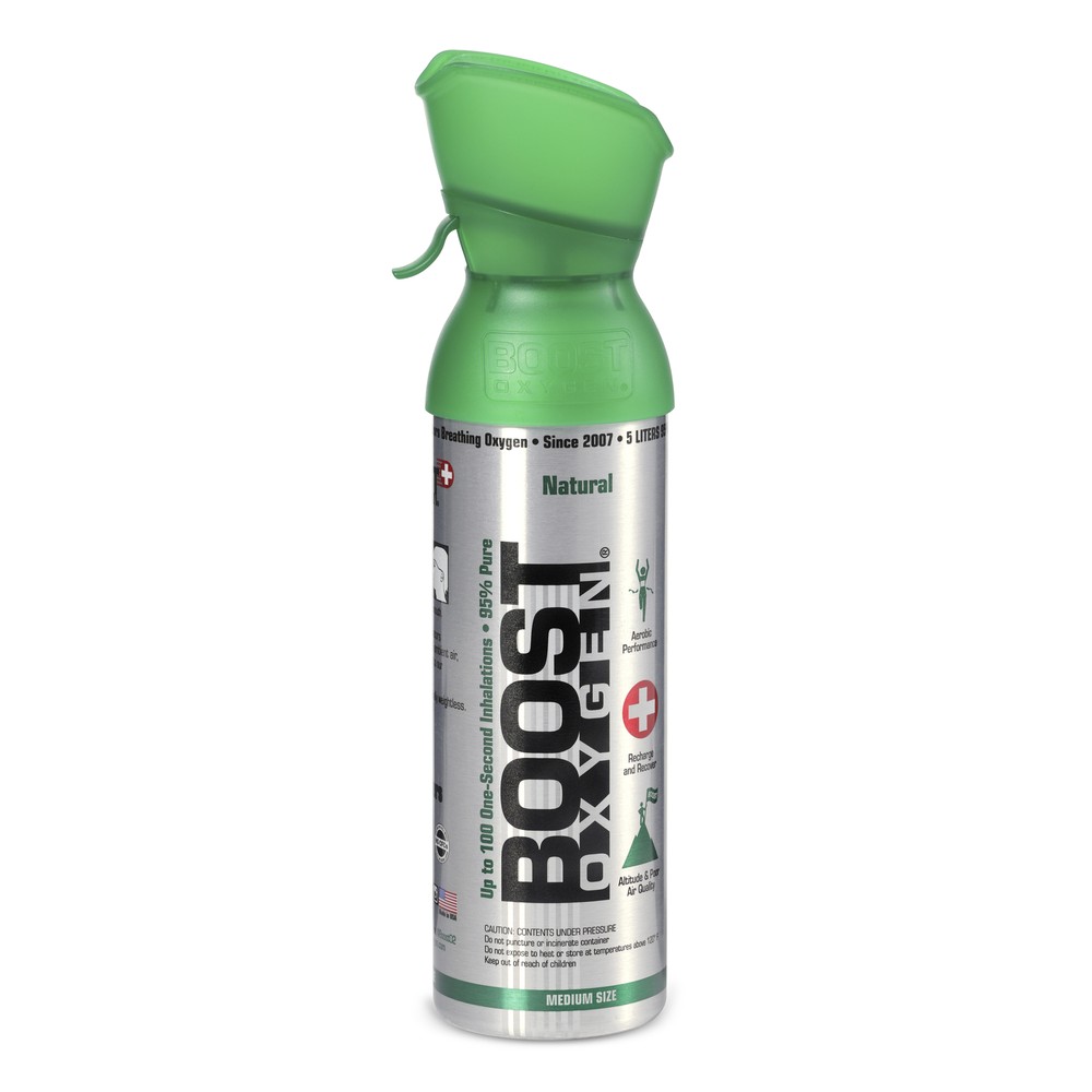 Boost Oxygen 10L Canned Oxygen (2 Pack) & 5L Canned Oxygen (3 Pack), Flavorless