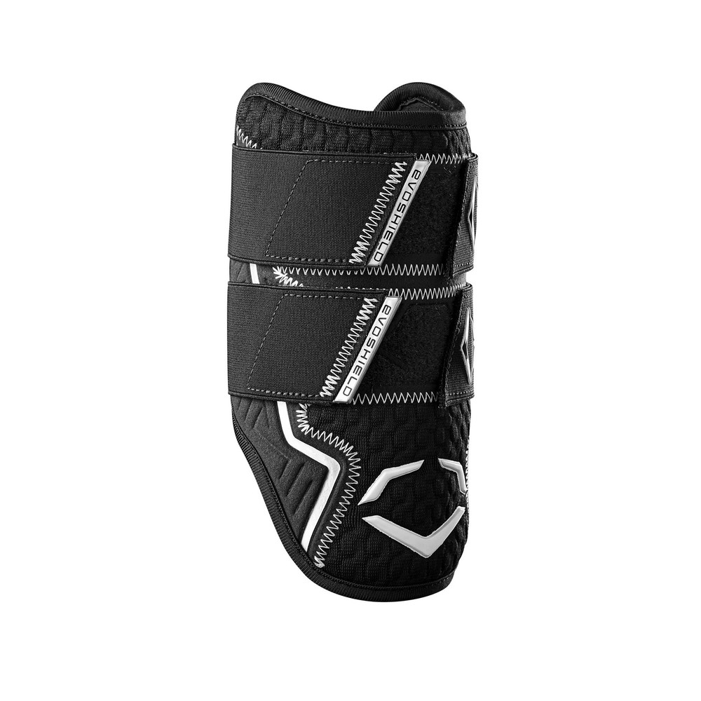 EvoShield Pro-SRZ 2.0 Batter's Double Strap Elbow Guard - Black, Large, Black