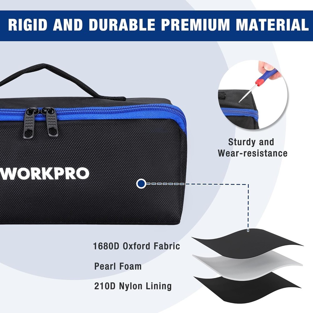 Versatile 10-Inch Tool Storage Bag - Perfect for Organizing Tools & More