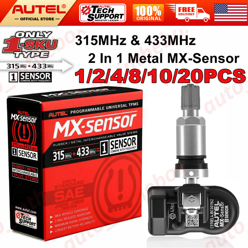 Autel MX-Sensor 2 in 1 Programmable TPMS Sensor for Universal Tire Pressure Tool