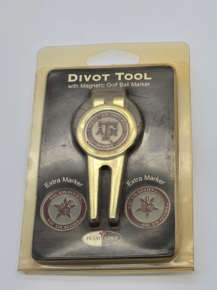 TEXAS A & M Divot Tool 3 marker pack