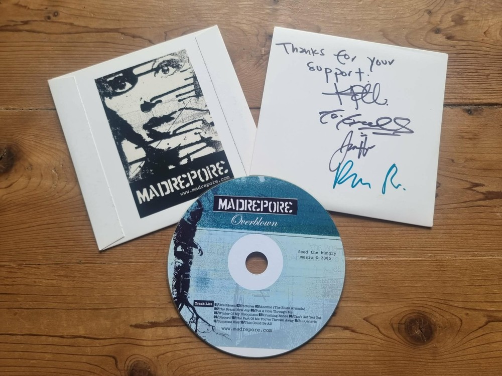 Madrepore - 'Overblown' RARE SIGNED PROMO CD! [2005]