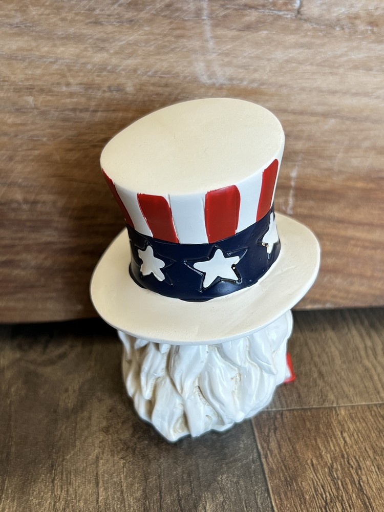 Uncle Sam Skeleton Small Statue 3"x 2"