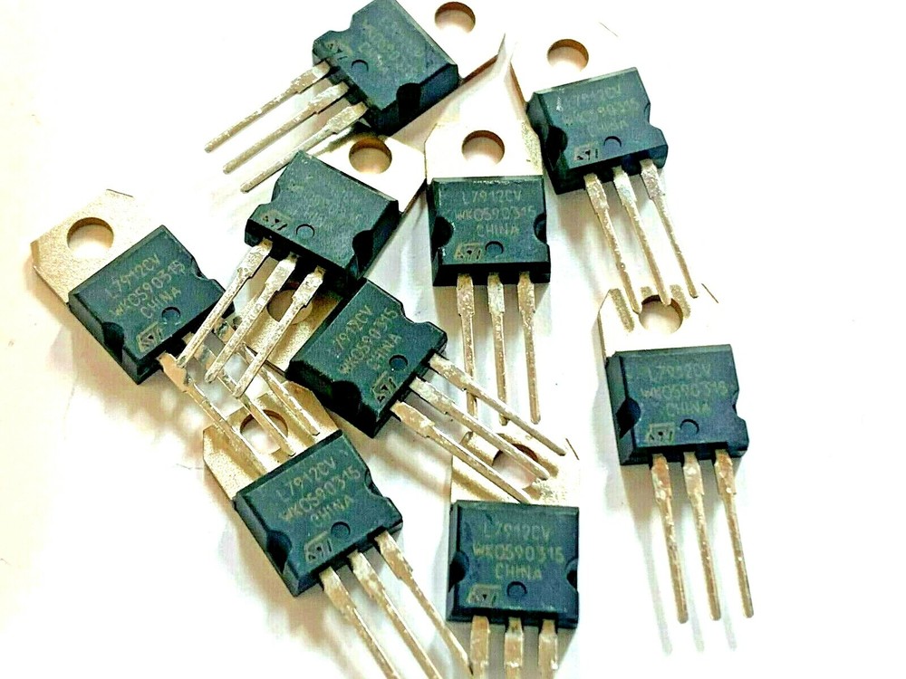 20 Piece |  L7912CV-Negative Linear Voltage Regulators 12V 1.5A STMicro