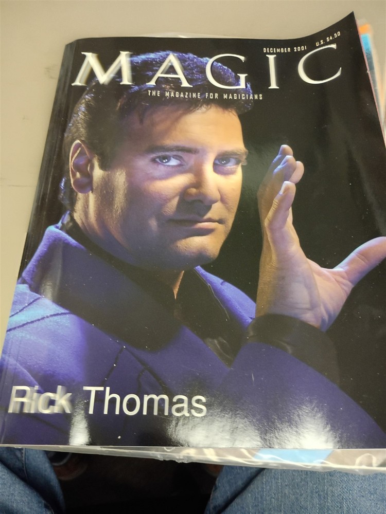 Rick Thomas Magic Magazine Issue 2001 #9