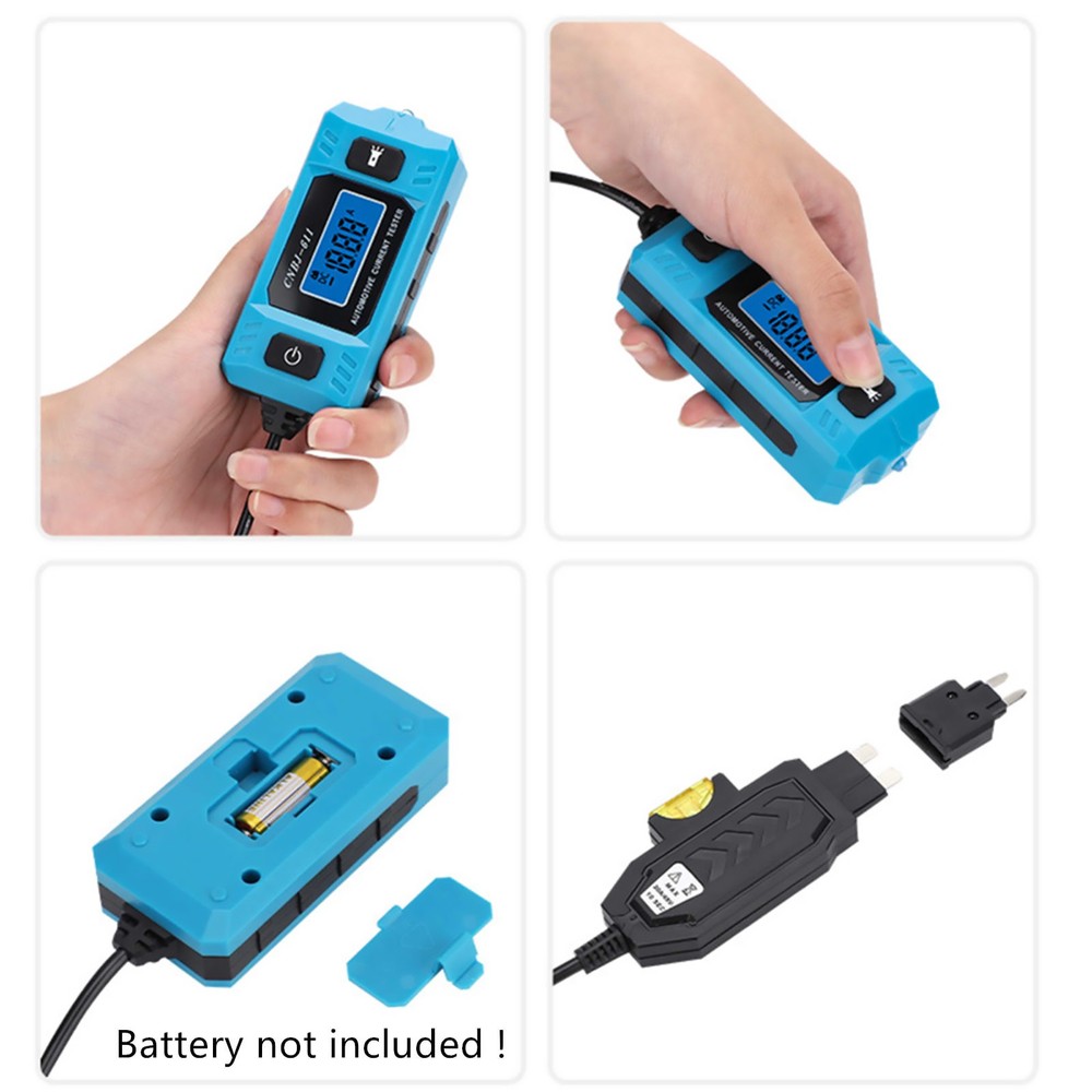 Vehicle Wire Tracer Open Short Finder with Current Testing Function and Display