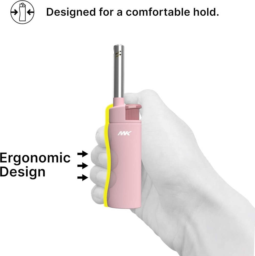 10-PACK MK Lighter Range Series, Pastel Set, Windproof (00841)