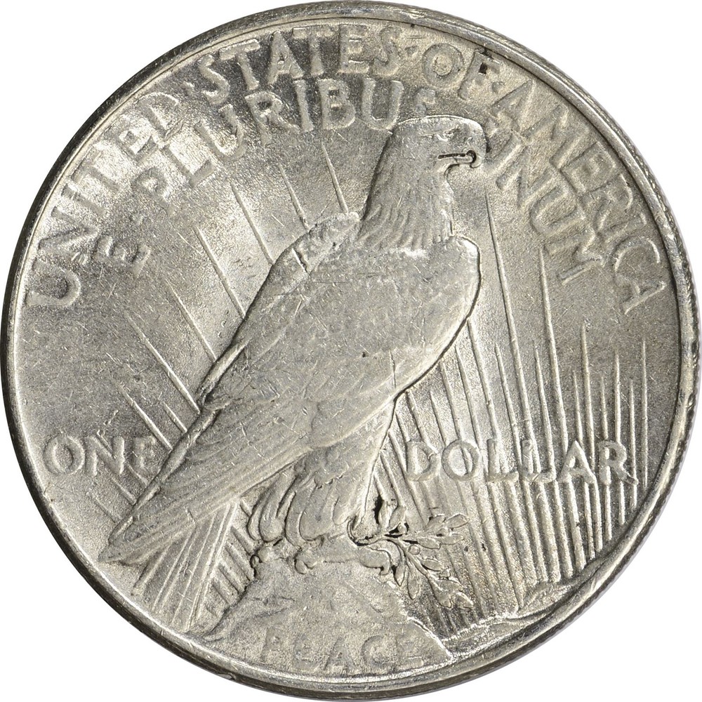 1924 US Peace Silver Dollar $1 - AU