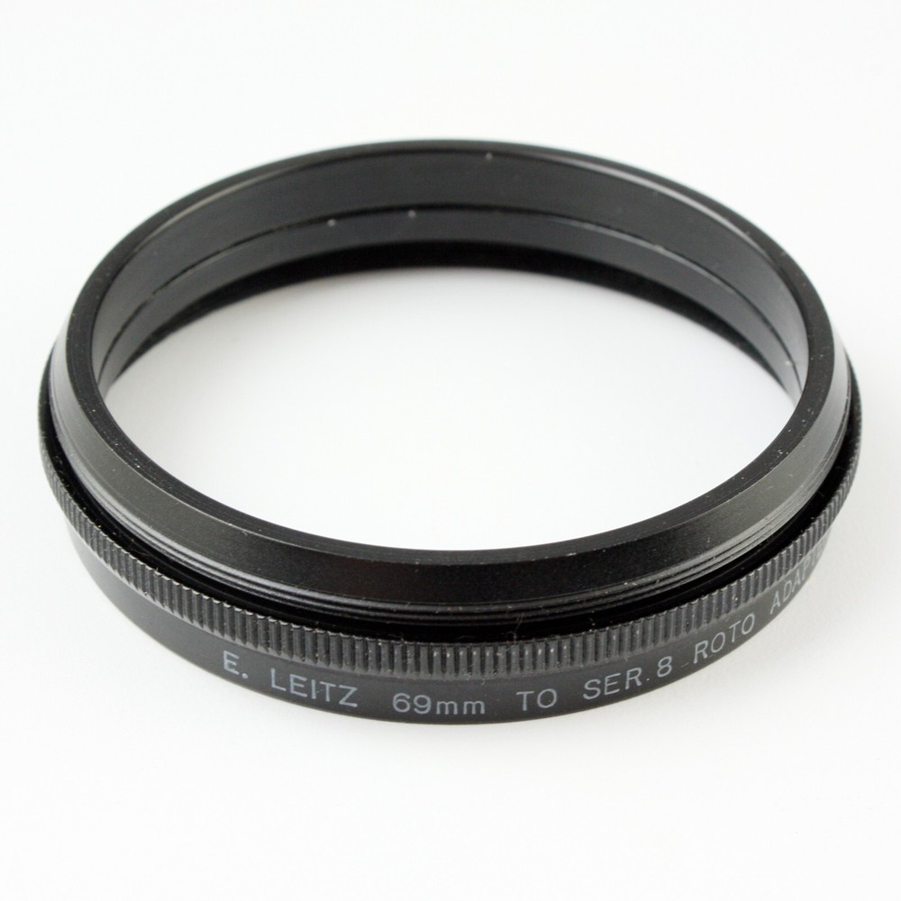 "E. Leitz" 69mm to Series VIII Rotating Filter Adapter