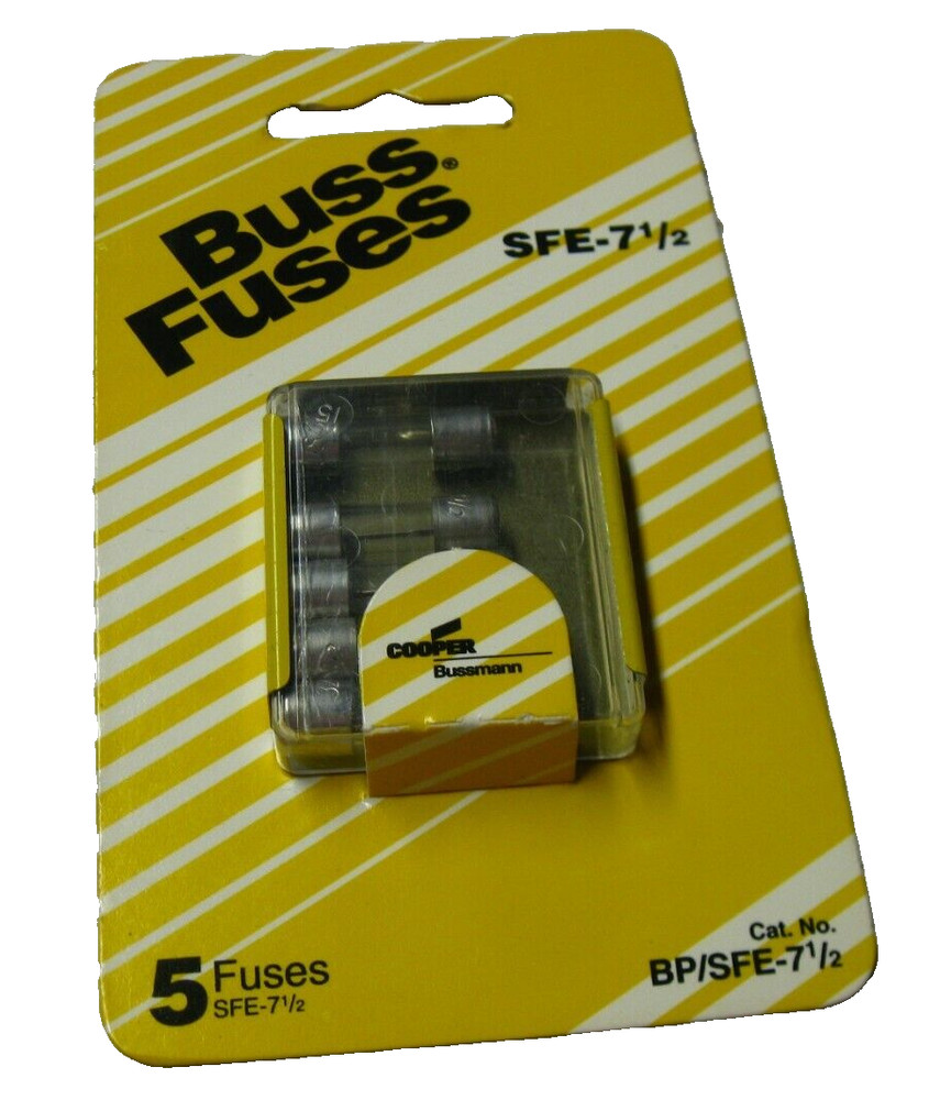 Bussmann glass fuse SFE7-1/2
