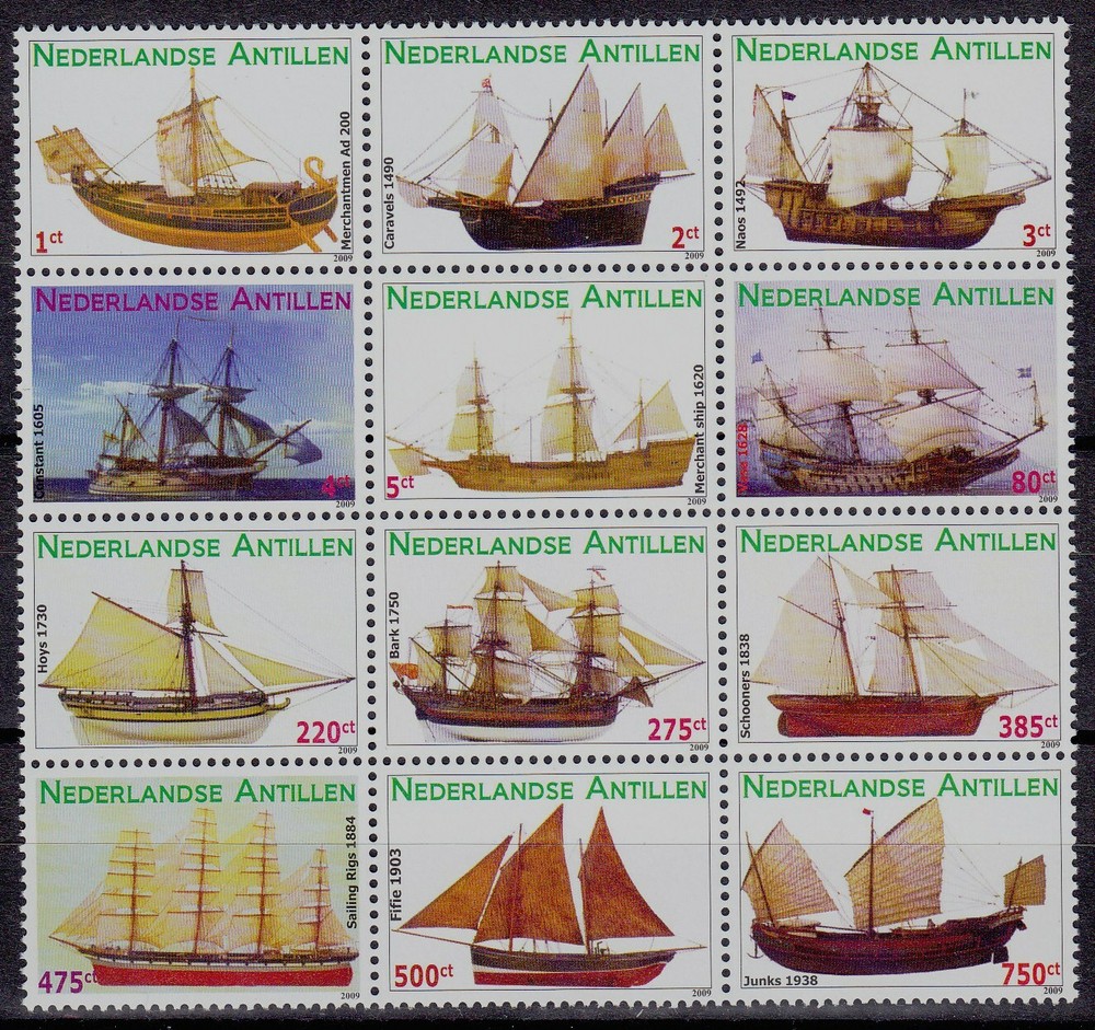Netherlands - Dutch Antilles Issue 2009 (1934-1945) Ships