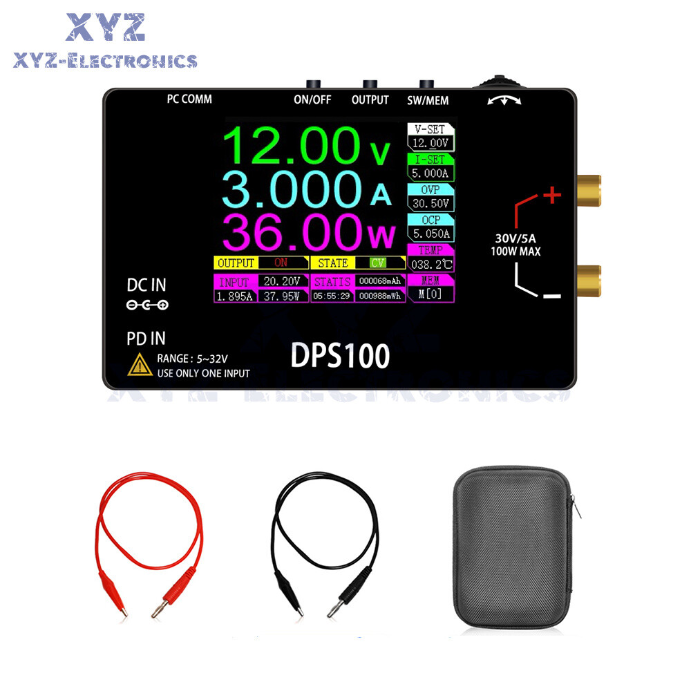 DPS100 CNC DC Adjustable Programmable Voltage Regulator Power Supply 30V 5A 100W