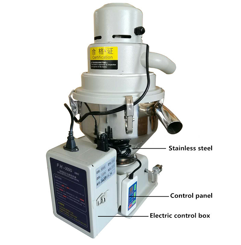 Automatic Plastic Particle Vacuum Feeding Machine Hopper Loader Auto Feeder 220V