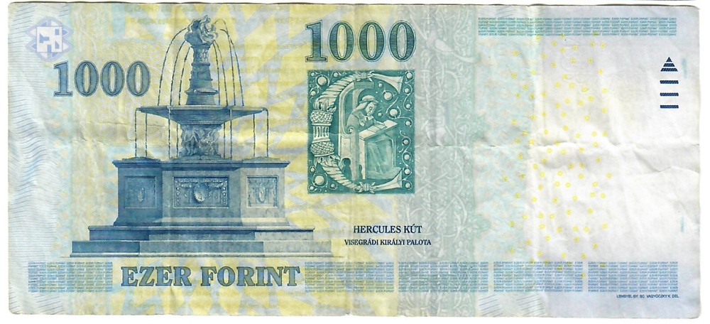Hungary 1000 Forint 2012 VF