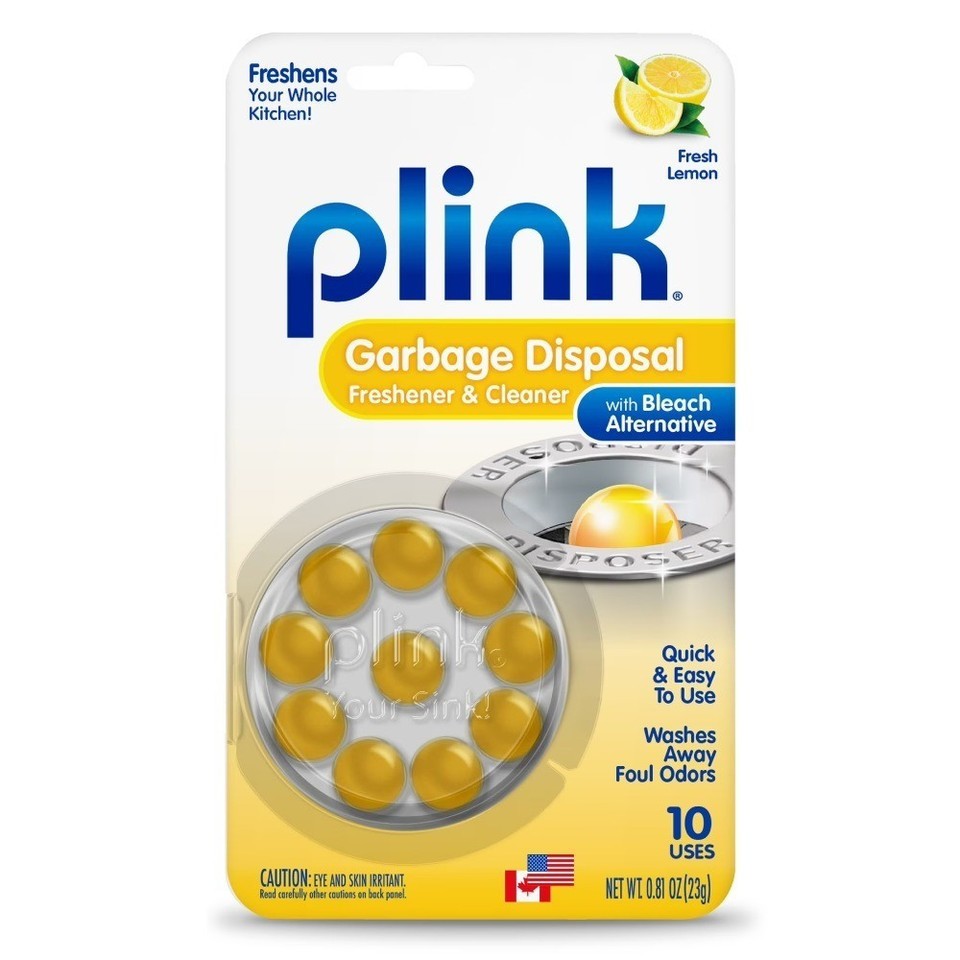 Lemon Scent Garbage Disposal Cleaner and Deodorizer Tablets 11  Pack