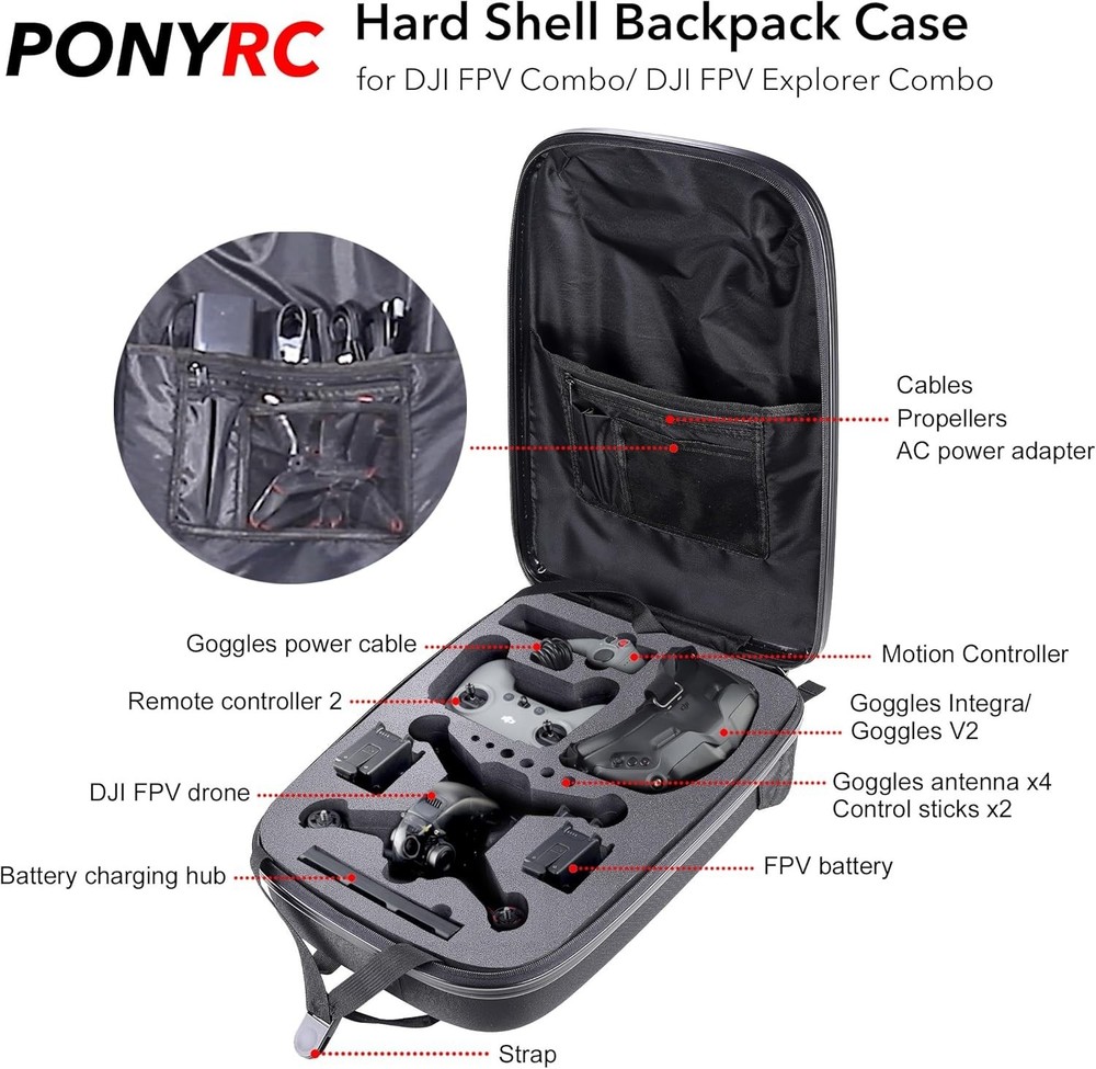 Waterproof Backpack Bag DJI FPV Combo