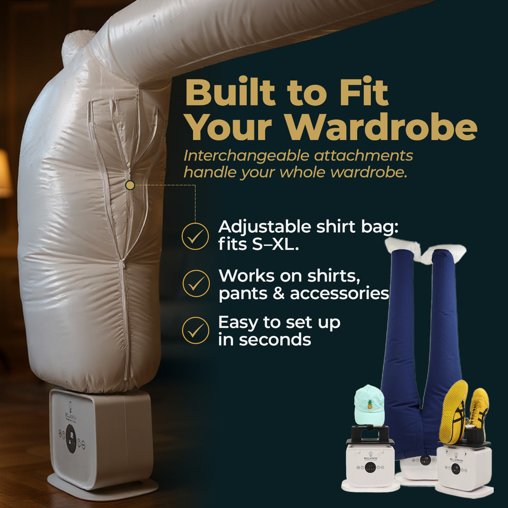 Bellairon THE ORIGINAL Automatic Clothes Ironing Machine -EASTER DEAL: 15% OFF!