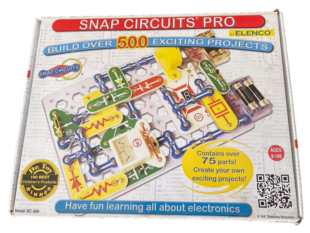 Snap Circuits Pro SC-500 Complete Electronic Science Set STEM Educational