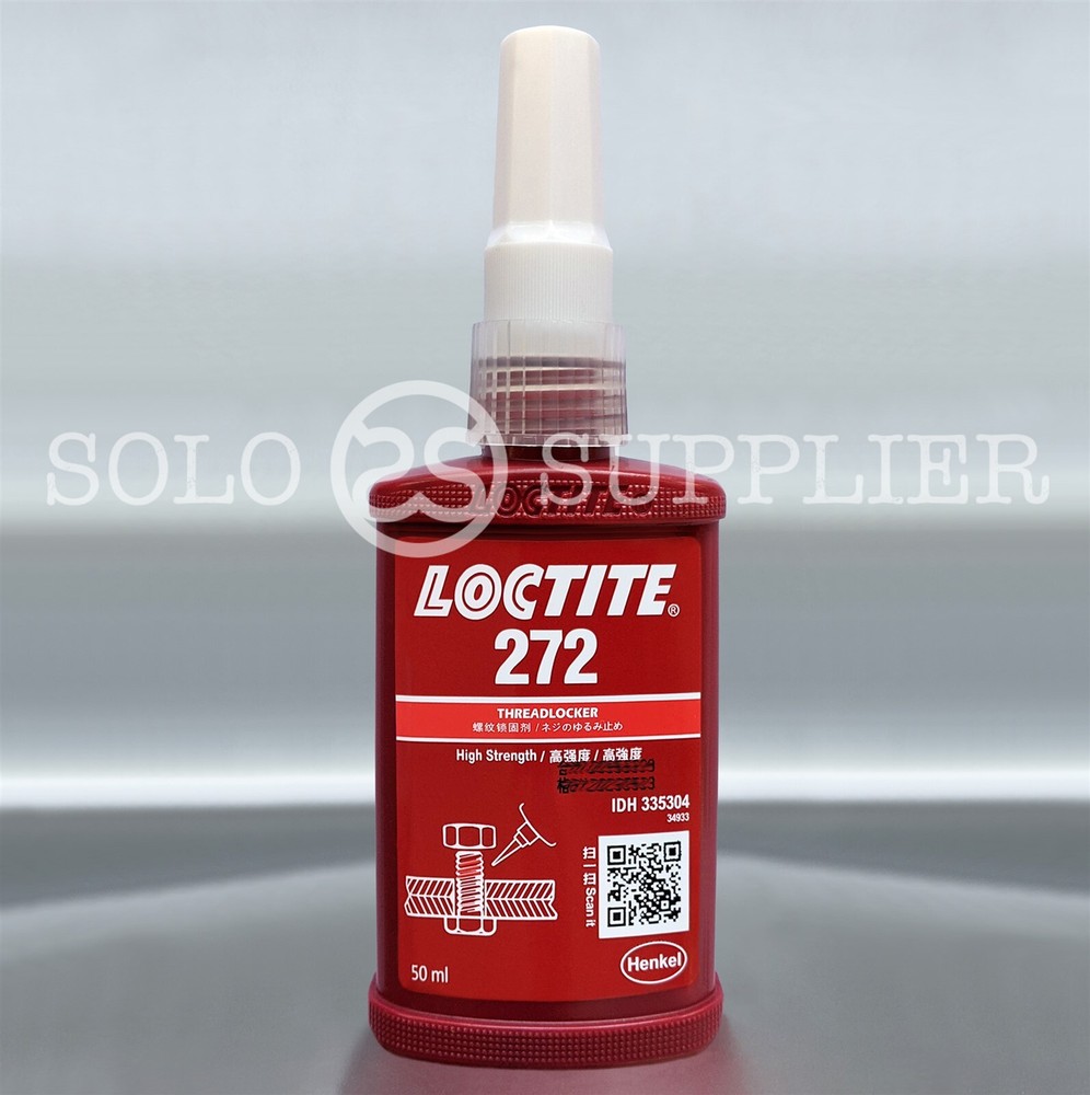 Loctite 272 Red High Strength Threadlocker 50ml