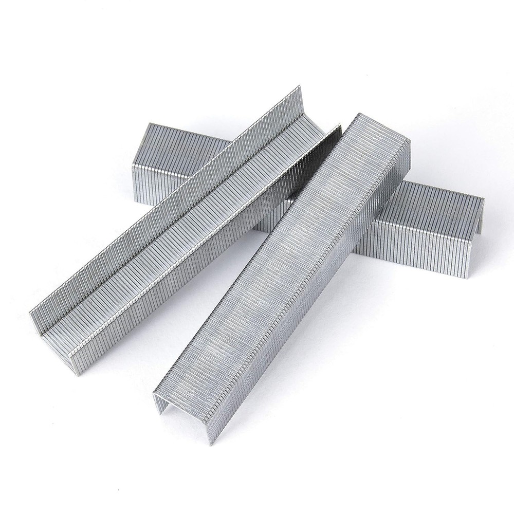 Silver Heavy Duty Staples - 3000 Count, 100 Sheet Capacity, Durable