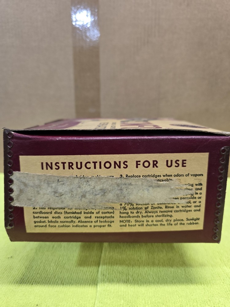 Vintage MSA Comfo Respirator Lot