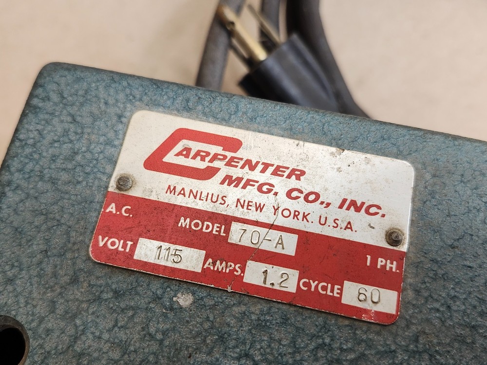 Carpenter 70-A Rotary Swing Blade Wire Stripper