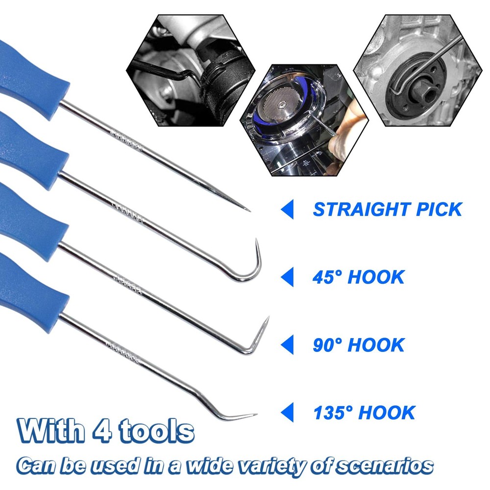 boeray 740pc Universal O Rings Assortment in 24 740pcs Metric with Tools