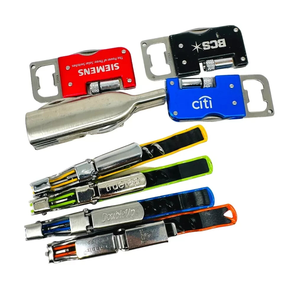 8 Pcs Rabbit, Doubleup, Siemens & Assorted Waiter's Corkscrew Wine Bottle Opener