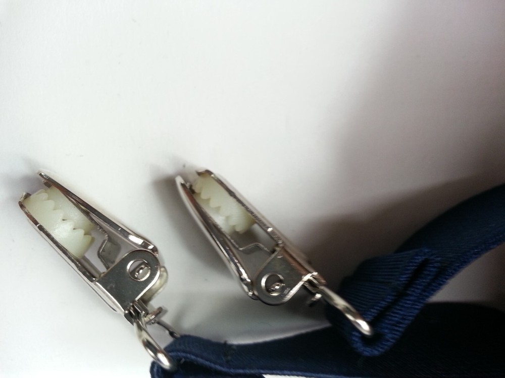 Navy Blue Suspenders